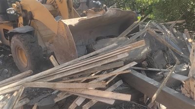 إزالة 17 حالة تعد على مساحة 2270 مترا مربعا بنطاق 5 مراكز بالبحيرة 