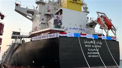 النقل تنشر فيديو خاص بالسفينة وادي العريش بعد وصولها للشواطئ المصرية (فيديو)