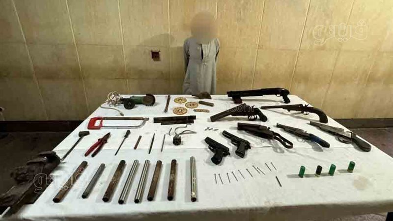 ضبط ورشة لتصنيع الأسلحة