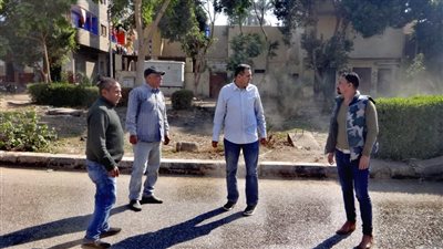 رئيس مدينة الأقصر يتفقد أعمال تطوير شارع السوفتيل 