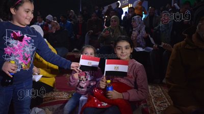 فرحة الجمهور بهدف منتخب مصر الأول في مرمى موزمبيق (فيديو وصور)