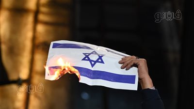 الصحفيون يشعلون النار في علم الكيان الصهيوني ويحتفون بنيلسون مانديلا (فيديو وصور)