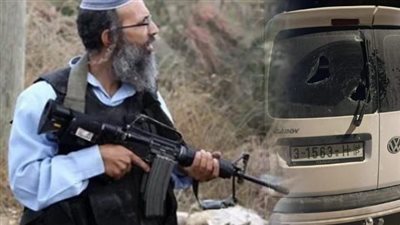 مستوطنون إسرائيليون يعتدون على مركبات الفلسطينيين بالضفة الغربية (صور)