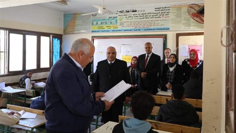 الزملوط يتفقد إمتحانات