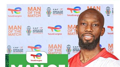 نجم بيراميدز أفضل لاعب في مباراة بوركينا فاسو وموريتانيا بأمم إفريقيا 