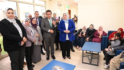 القباج وعبد الغفار يتفقدان تطوير قسم 18 للمُسنات بمستشفى العباسية للصحة النفسية