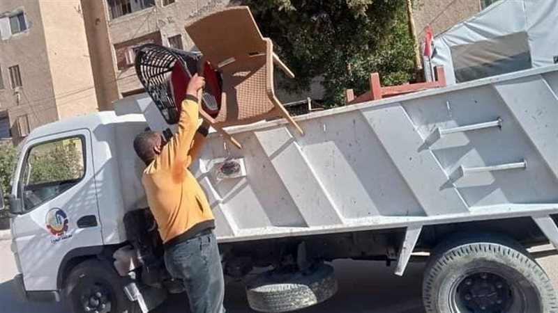 رفع حالات إشغال طريق