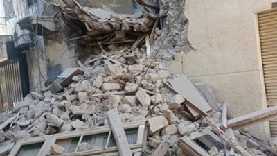 انهيار عقار مأهول بالسكان في الإسكندرية دون خسائر بشرية