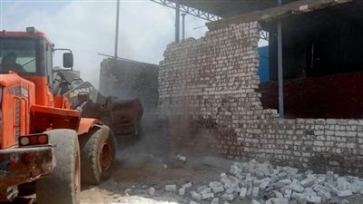 إزالة 59 حالة تعدٍ على أراضى الدولة في بني سويف