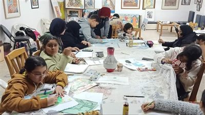 ثقافة الإسماعيلية تختتم الورش الفنية الخاصة باحتفالات أعياد الشرطة وثورة يناير (صور) 