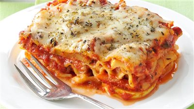 طريقة عمل لازانيا الدجاج بالسبانخ، أكلة لذيذة لا تقاوم