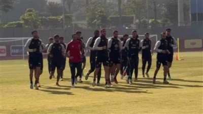 تدريبات بالكرة لثنائي الأهلي المصاب في مران اليوم (صور)