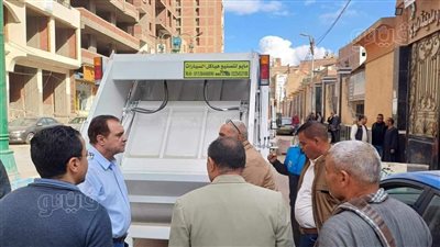 محافظ المنيا دعم منظومة النظافة بمركز ملوي بمعدات جديدة 