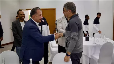 سفير مصر بالإمارات يزور بعثة الزمالك