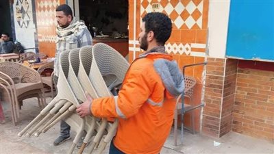 رفع 649 حالة إشغال طريق مخالف بمحافظة البحيرة (صور)