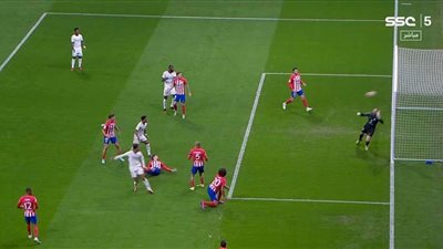 كأس ملك إسبانيا، ريال مدريد يتعادل 1/1 أمام أتلتيكو في الشوط الأول 