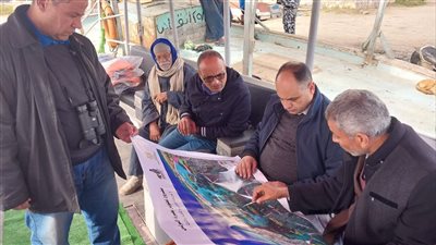 رئيس جهاز شئون البيئة في جولة تفقدية بمحمية البرلس بمحافظة كفر الشيخ (صور)