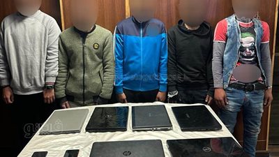 ضبط 6 عاطلين وربة منزل لسرقتهم الهواتف والشركات وتجارة المخدرات في الشروق والمطرية (صور)