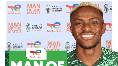 فيكتور أوسيمين رجل مباراة نيجيريا وكوت ديفوار في كأس أمم إفريقيا