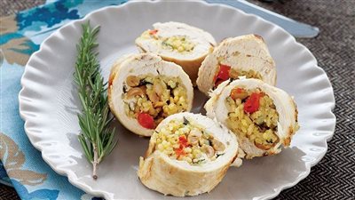 طريقة عمل صدور الدجاج محشية أرز، أكلة فاخرة ولذيذة 