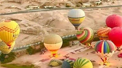 انطلاق 32 رحلة منطاد تقل 670 سائحا في الأقصر