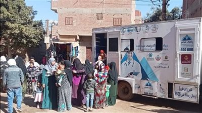 توفير 6528 نظارة طبية لضعاف البصر في قوافل مجانية ببني سويف