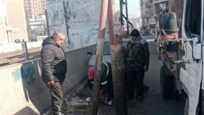 استمرار أعمال النظافة والتجميل ورفع الإشغالات والإعلانات بالشرقية 