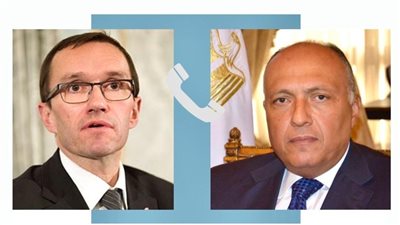 وزير الخارجية يطالب بتوفير الدعم السياسي لمنسقي الأمم المتحدة للشؤون الإنسانية بغزة