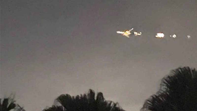 عطل في محرك بوينج