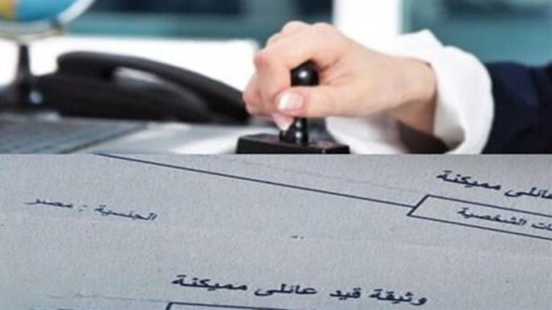 اجراءات استخراج قيد