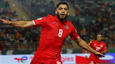 حمزة رفيعة يسجل هدف تونس رقم 100 في تاريخ كأس أمم إفريقيا 