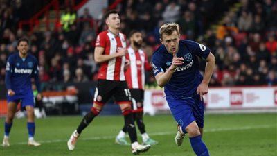 شيفيلد يونايتد يخطف تعادلا قاتلا من وست هام 2/2 في الدوري الإنجليزي