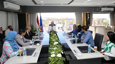 محافظ أسوان يشيد بالمستوى الإنشائي لمكتبة مصر العامة (صور)