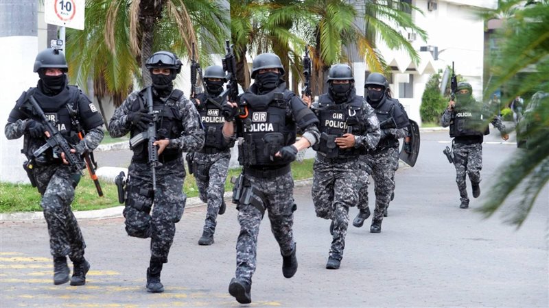 قوات الشرطة في الإكوادور