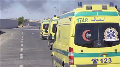 إصابة 7 اشخاص في انقلاب ميكروباص بالطريق الحر شبرا - بنها 