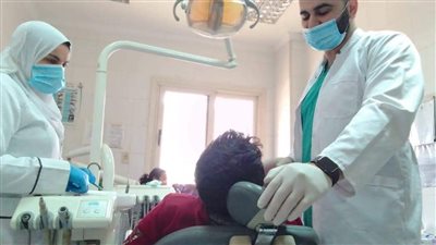 قافلة لمديرية صحة الإسكندرية بقرية الجزائر