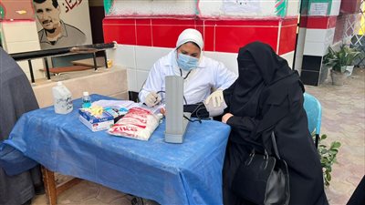 تقديم الخدمات الطبية لـ 1689 مواطنا من أهالي التل الكبير بالإسماعيلية (صور) 