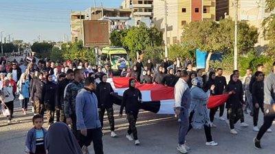 بمشاركة 1200 شاب وفتاة، ماراثون مشى احتفالًا بعيد الشرطة بالوادي الجديد 