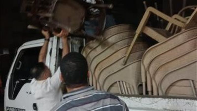 رفع إشغالات بالجيزة،
