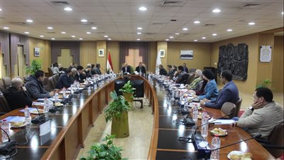 تفاصيل اجتماع جامعة المنصورة مع وفد مستثمري المنطقة الصناعية بميت غمر 