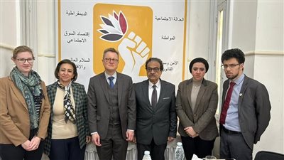 السفير الألماني يزور المصري الديمقراطي ويلتقي فريد زهران 