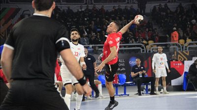 أمم أفريقيا، منتخب كرة اليد يتقدم على تونس في الشوط الأول (صور)