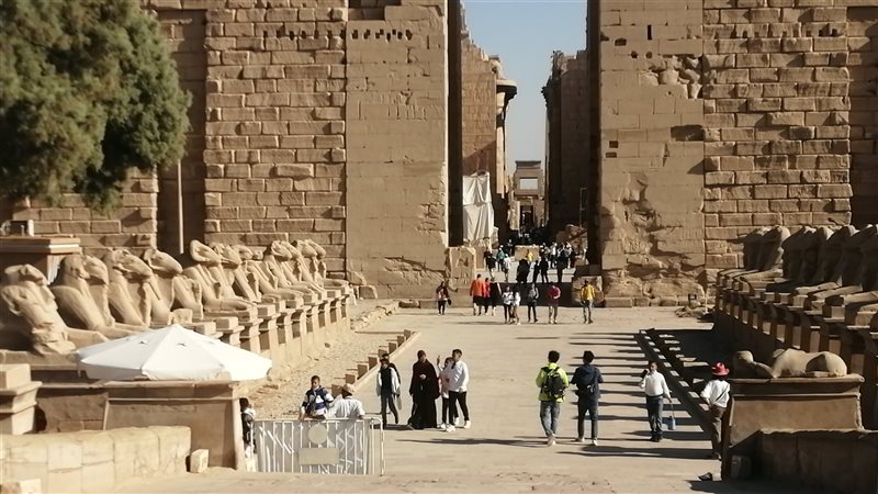 كشف أثري بمعبد الكرنك،