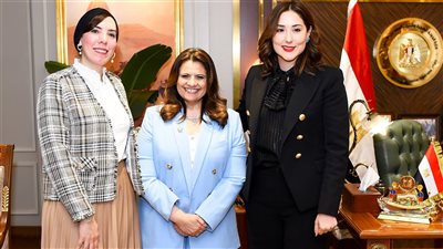 سها جندي تبحث مشاركة وزارة الهجرة في النسخة الثانية من ملتقى تمكين المرأة بالفن