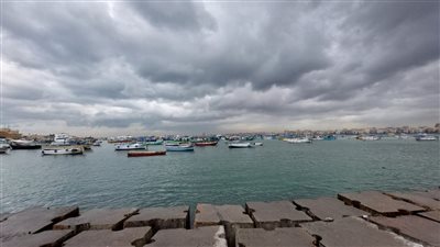 لليوم الثالث، استمرار سوء الأحوال الجوية فى الإسكندرية تزامنا مع نوة الكرم (صور)