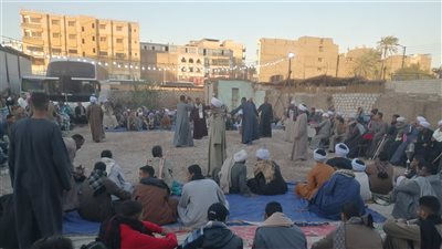 أهالي الأقصر يحتفلون بالليلة الختامية بمولد الشيخ ابو الغطاس (صور) 