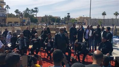 ثقافة الأقصر تحتفل بعيد الشرطة في ساحة أبو الحجاج