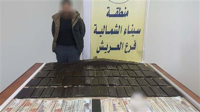 إحباط ترويج 250 طربة حشيش في شمال سيناء بقيمة 1.7 مليون جنيه 