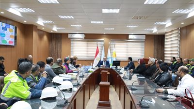 مياه الإسكندرية تستقبل وفد البرلمان والسفارة الألمانية بمحطة «المنشية 2» 