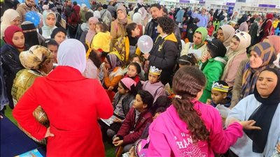 إقبال كبير على فعاليات وزارة الأوقاف التثقيفية للطفل بمعرض الكتاب (صور)